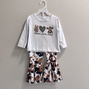 Patpat toddler girls 2 piece set. 18-24 months.